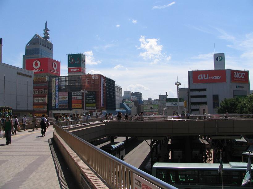 Innenstadt, von Sendai Station aus aufgenommen (3)