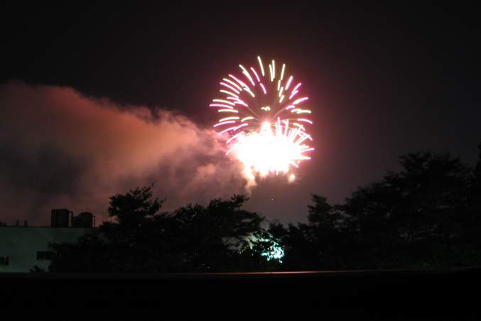 Feuerwerk zum ersten