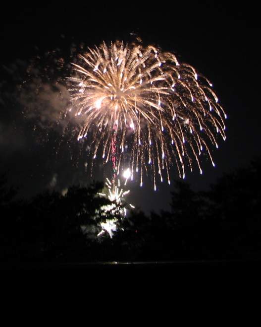 Feuerwerk zum zweiten